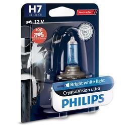 Philips 12V H7 55W PX26d Crystal Vision ultra Moto blister