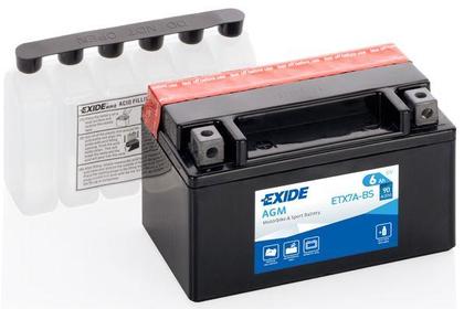 Exide motobatéria AGM 12V 6Ah (ETX7A-BS)