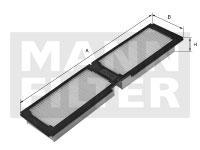 filter peľový mann CU 4466