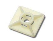 Príchytka na viaz.pásky s lep. /AKRYL/27x27mm-100ks