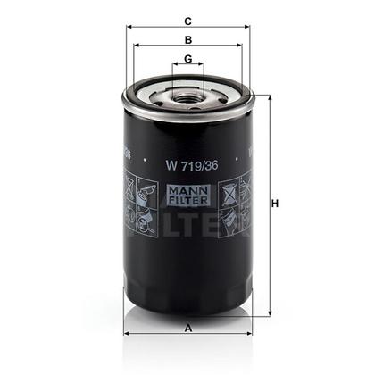filter olejový mann W 719/36