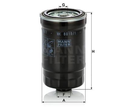 filter paliva mann WK 8019/1