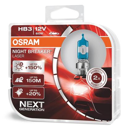 Osram HB3 12V 60W P20D NIGHT BREAKER LASER box
