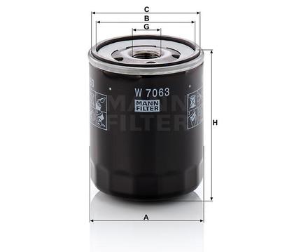 filter olejový mann W 7063