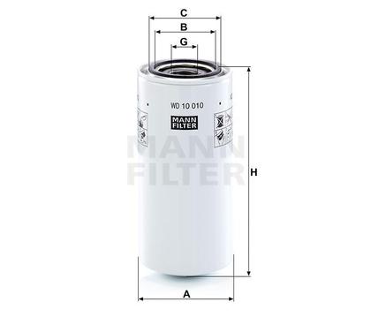 filter olejový mann WD 10010
