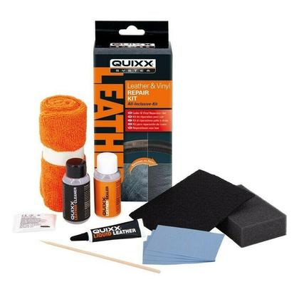 Quixx – Leather & Vinyl Repair Kit Black – Sada na opravu kože a vinylu – ČIERNA