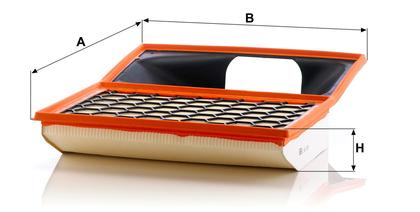 filter vzduchový mann C 40001