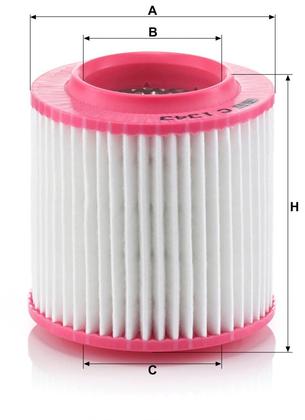 filter vzduchový mann C 1343