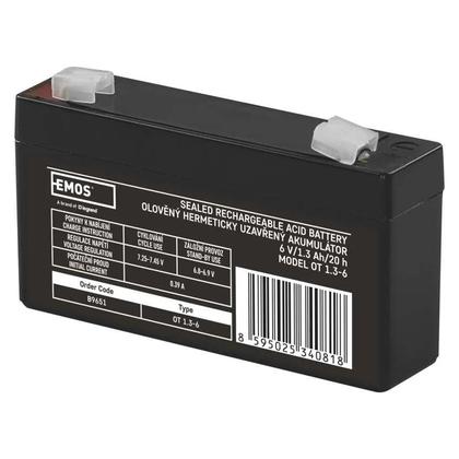 Akumulátor SLA 6V 1,3Ah fast.4,7mm