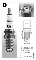 BRISK zapaľovacia sviečka A-line 23 DR17LDCY(1447)